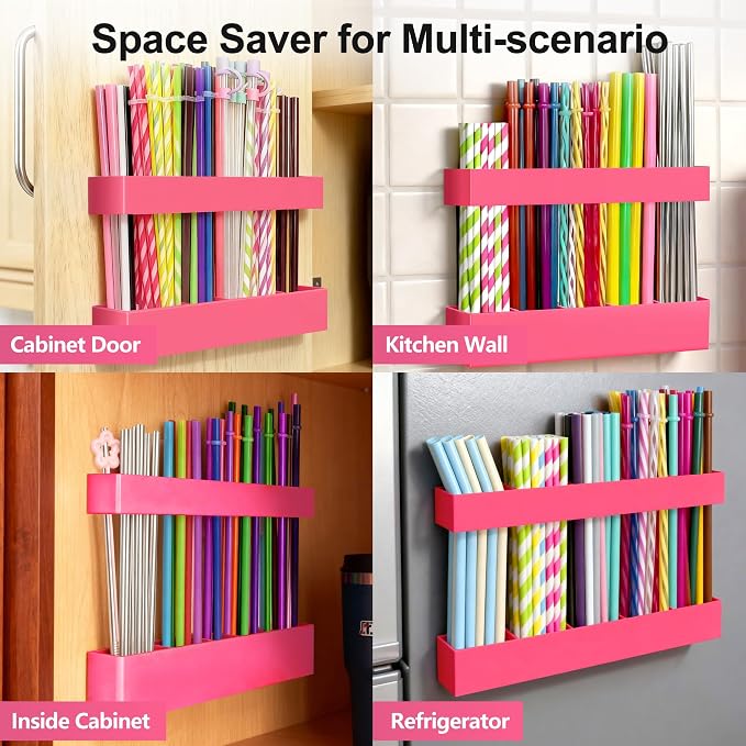 9.5” Large Acrylic Straw Holder - Image 4