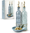 COOK WITH COLOR Glass Olive Oil Bottle Dispenser by CookwithColor