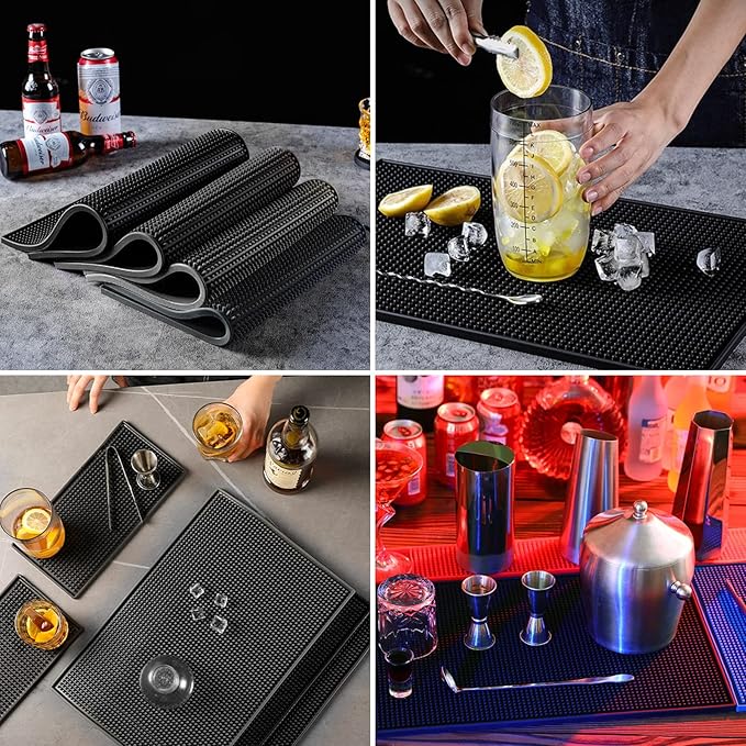 XieNie Bar Mat, Non-Slip Rubber Service Spill Mat - Image 7