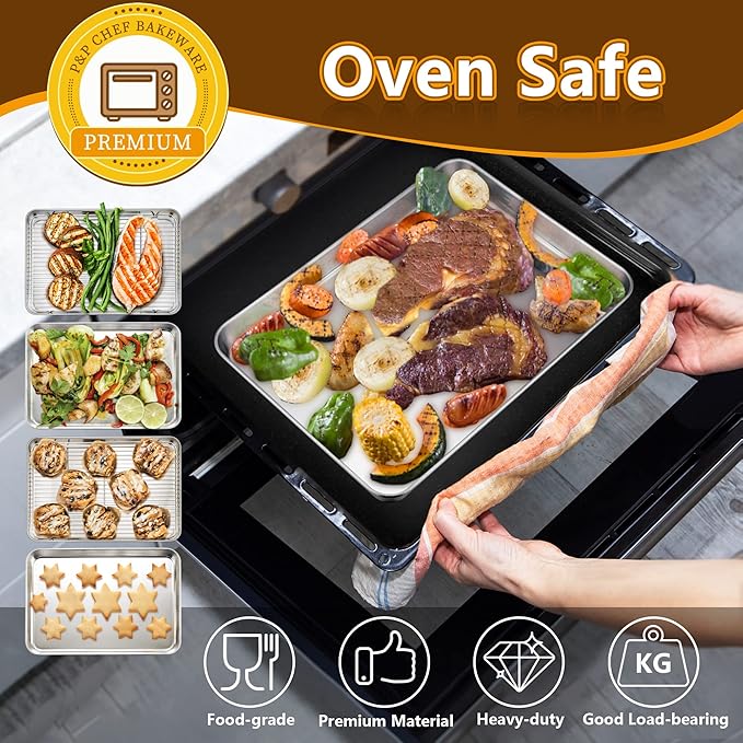 P&P CHEF 12.5 Inch Baking Sheet Pan - Image 6