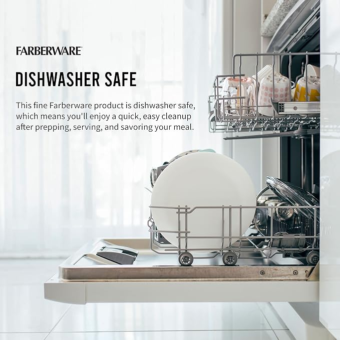 Farberware Extra-Large Plastic Cutting Board, Dishwasher- Safe Poly Chopping - Image 5
