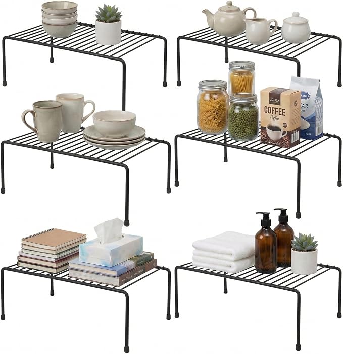 Evelots Kitchen Cabinet Wire Shelf Organizer/Rack by Evelots