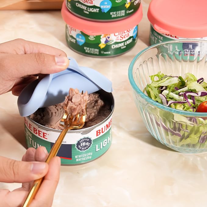 4 Packs 4-inch/9.5cm Silicone Can Lids - Image 7