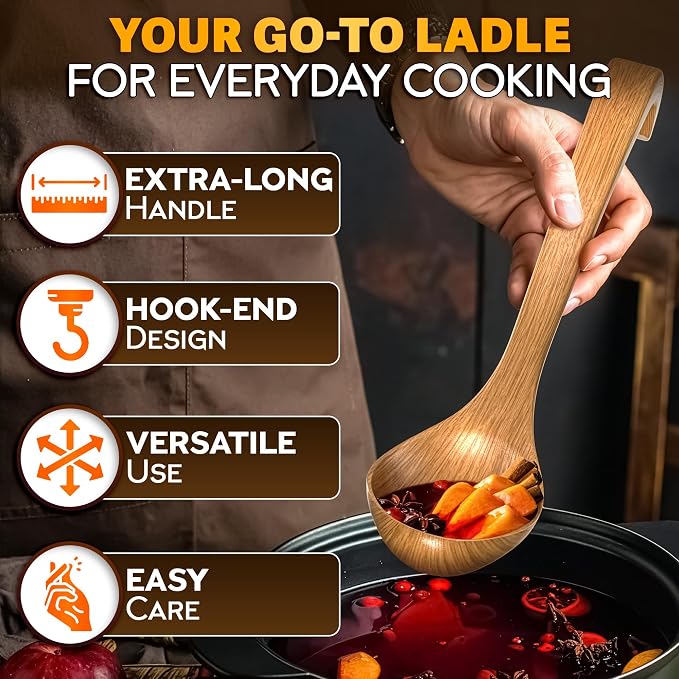 Wooden Ladle for Soup - Image 4