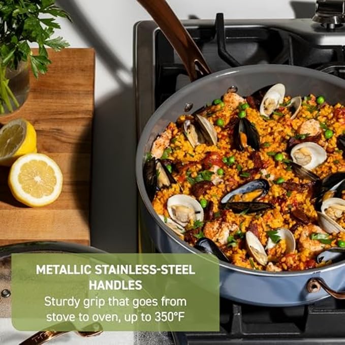 T-Fal Preserve Ceramic Nonstick Saute Pan - Image 4