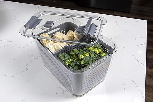 Kitchen Spaces Colander Stackable Food Storage Bin - Image 4