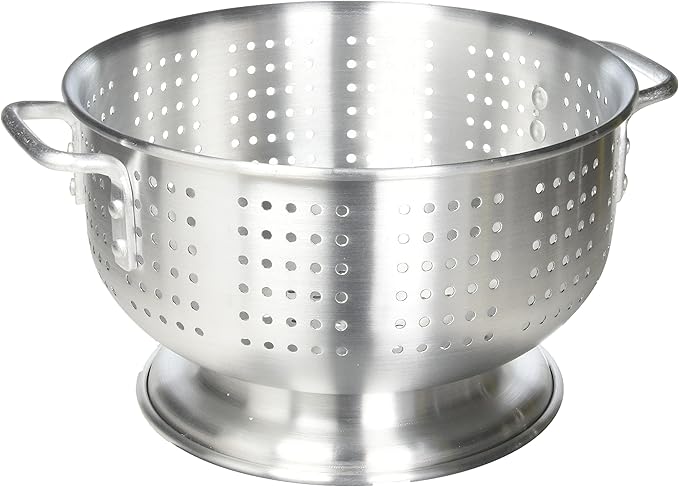 Winco Aluminum Colander with Base - Image 2