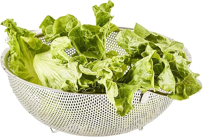 3-Piece Stainless Steel Mesh Micro-Perforated Strainer Colander Set - Image 7