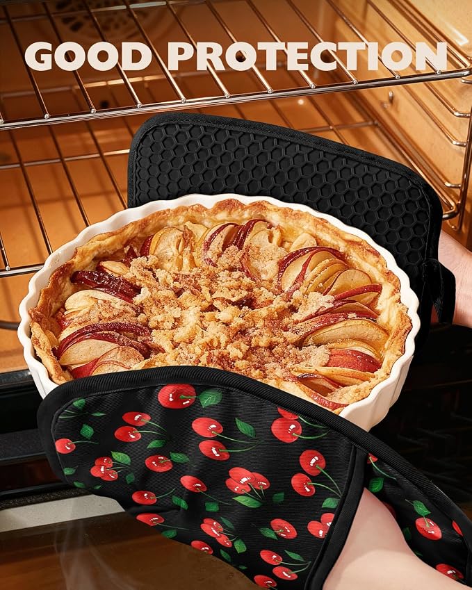 Slohif Silcone Cherry Pot Holders - Image 4