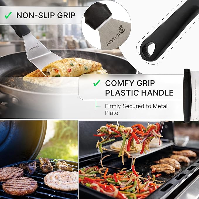Metal Spatula Stainless Steel and Scraper - Image 2