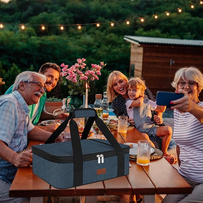 Insulated Casserole Carrier Bag, Expandable Thermal Food Carrier Insulated - Image 7