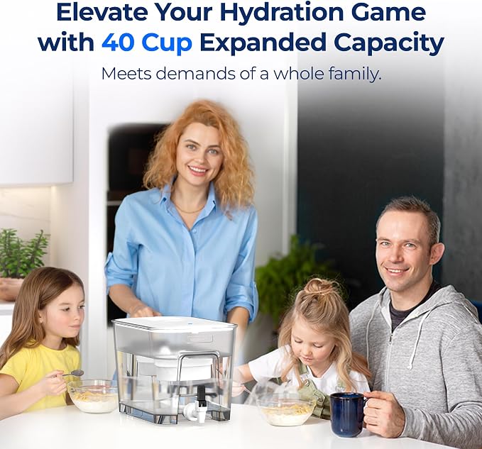 Waterdrop WFD-22L-DF Water Filter Dispenser, 40-Cup Water Purifier, 2 Built-in - Image 7