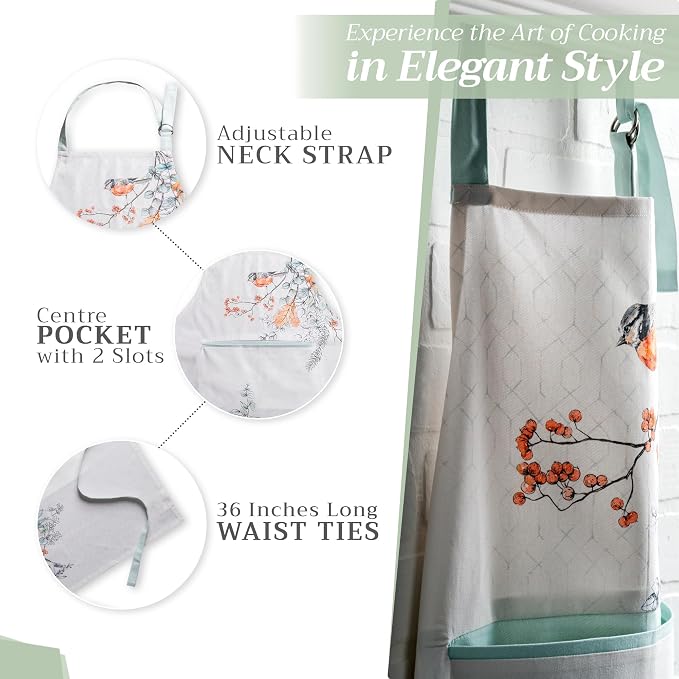 Maison d' Hermine 100% Cotton Apron - Image 6