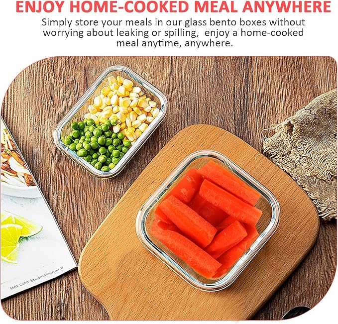KOMUEE 24 Pieces Glass Food Storage Containers Set, Meal Prep Containers - Image 5