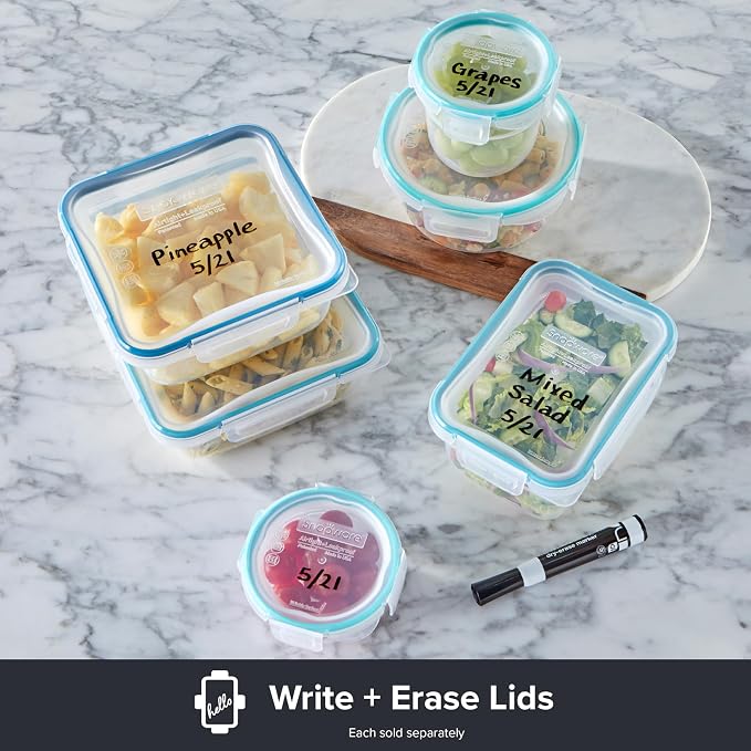 Snapware Plastic Total Solutions Food Storage Containers Set, Airtight & - Image 6
