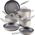 Anolon Achieve Hard Anodized Nonstick Cookware Pots and Pans Set, 9 Piece by Anolon