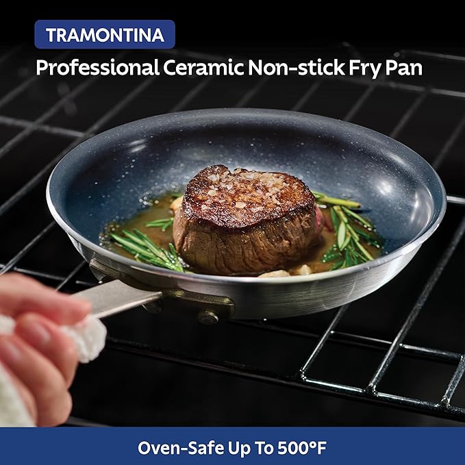 Tramontina Professional 8-Inch Ceramic Non Stick Small Frying Pan, Heavy-Gauge - Image 7