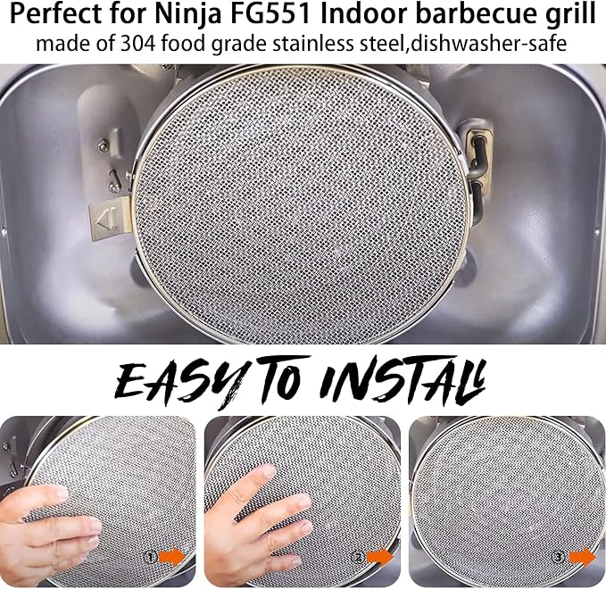 2PCS Stainless Steel Splatter Shield - Image 2
