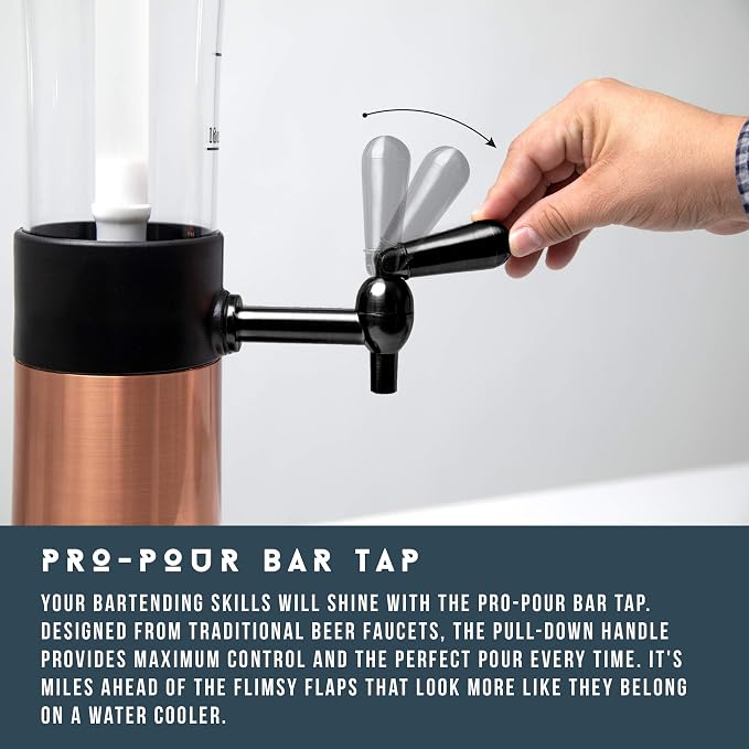 Hammer + Axe Beverage Dispenser – 88 oz Party Drink Dispenser - Image 6