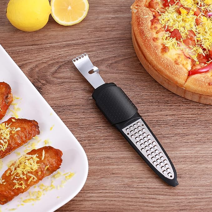 Pisol Zester, Lemon Citrus Orange Zester and Grater Tool, Cheese Grater & - Image 4