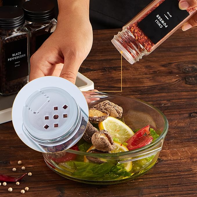 Skiileor 36 Pcs Spice Jars - Image 4