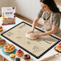 Silicone Baking Mat with 10 Recipes, Extra Thick Silicone Mats by Bredominant
