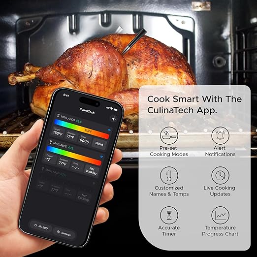750ft Wireless Meat Thermometer Long Range - Image 5