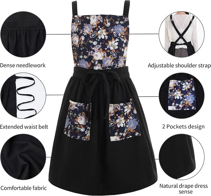 Pinknoke Vintage Pinafore Apron Dress - Image 5