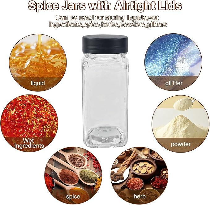 36Pcs Spice Jars Containers - Image 7
