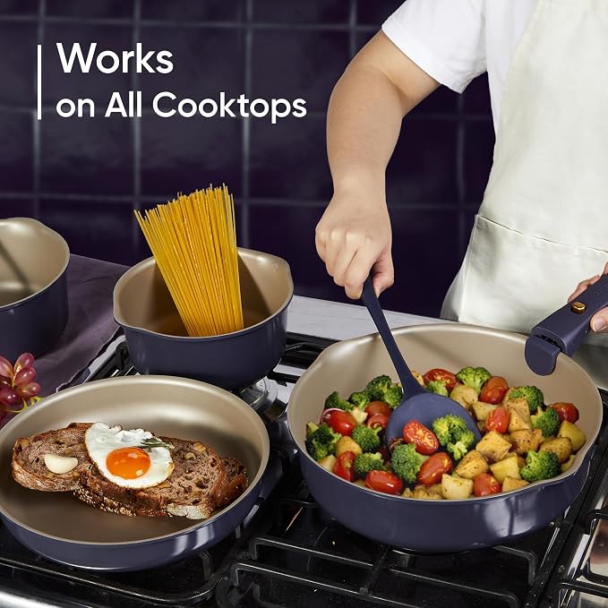 CAROTE 26 Pcs Pots and Pans Set, Nonstick Cookware Sets - Image 6