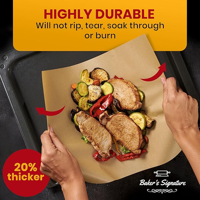 Parchment Paper Sheets for Baking, 12x16 In 120 Pcs by Baker's Signature | - Image 4