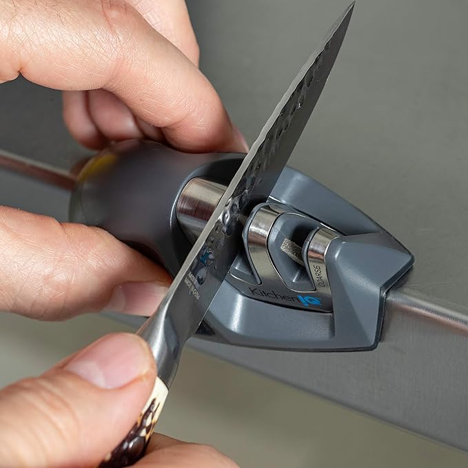 KitchenIQ 51423 | Deluxe Diamond Edge Grip 2-Stage Knife Sharpener | 3 Pack | - Image 5