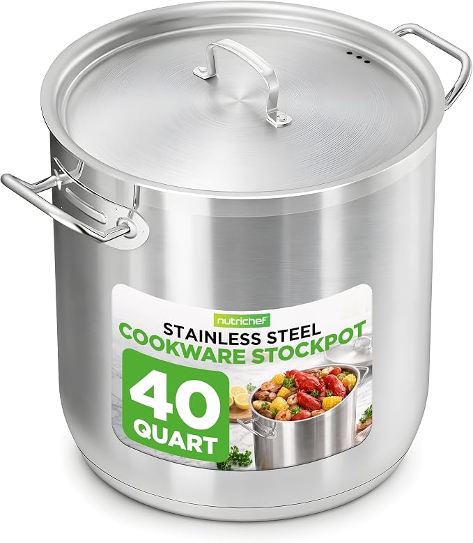 NutriChef Stainless Steel Stock Pot by NutriChef%E2%84%A2Kitchen