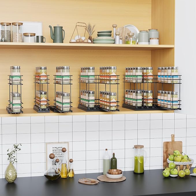 Mystozer Pull Out Spice Rack Organizer - Image 7