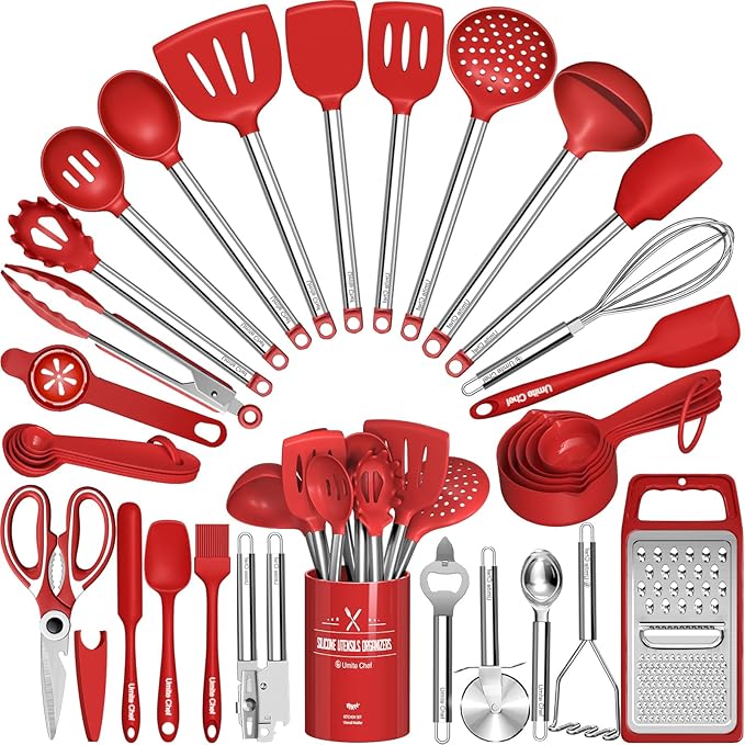 Kitchen Utensils Set- Umite Chef 34 PCs Cooking Utensils by UmiteChef