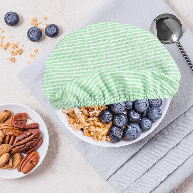 Reusable Bowl Covers, 5 Size Stretch Cloth Bowl Covers - Image 6