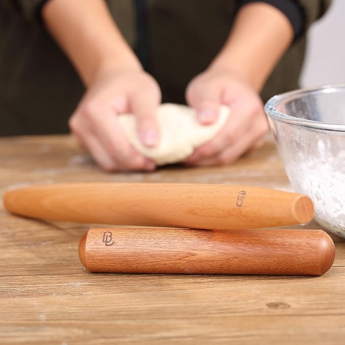 BAMBOO LAND- French Rolling Pin Set, Natural Wood Rolling Pins - Image 7