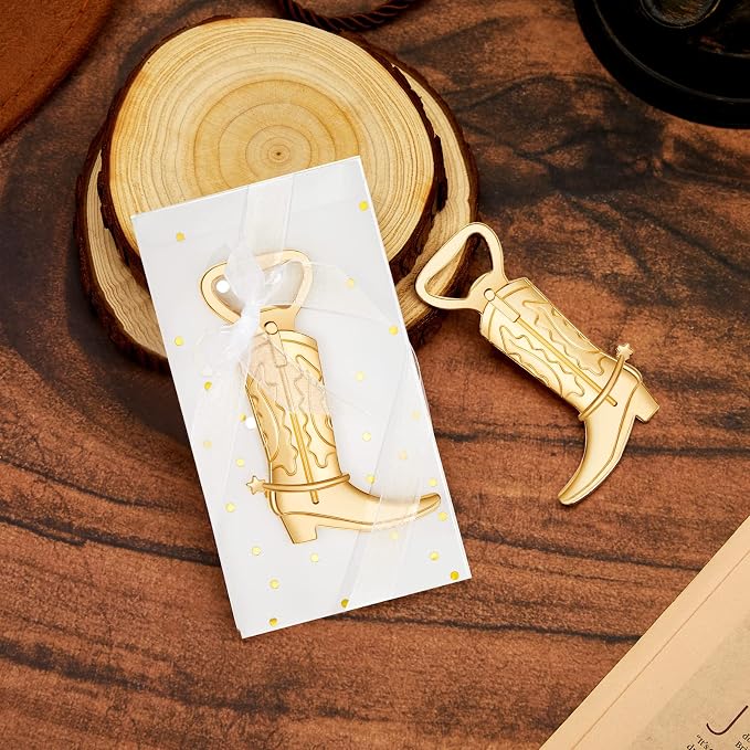 Hortsun 36 Sets Cowboy Boot Bottle Openers Baby Shower Bottle Opener Favors - Image 7