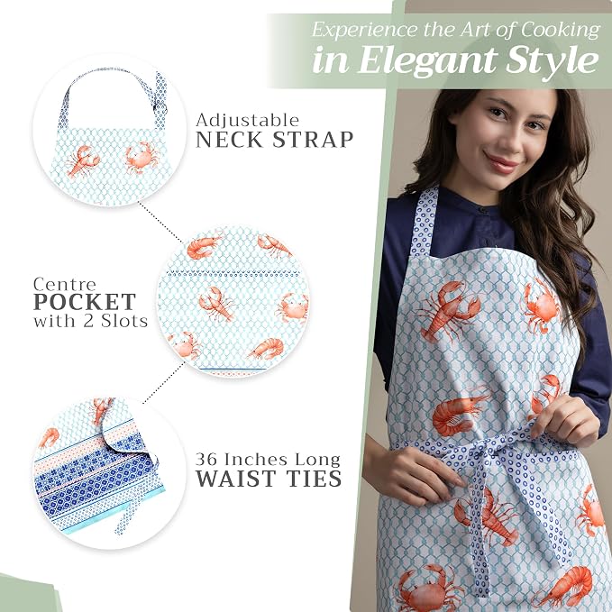 Maison d' Hermine 100% Cotton Apron - Image 5