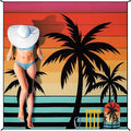 HIHOHO Beach Blanket Waterproof Sandproof Extra Large Beach Mat 79" X by HIHOHO