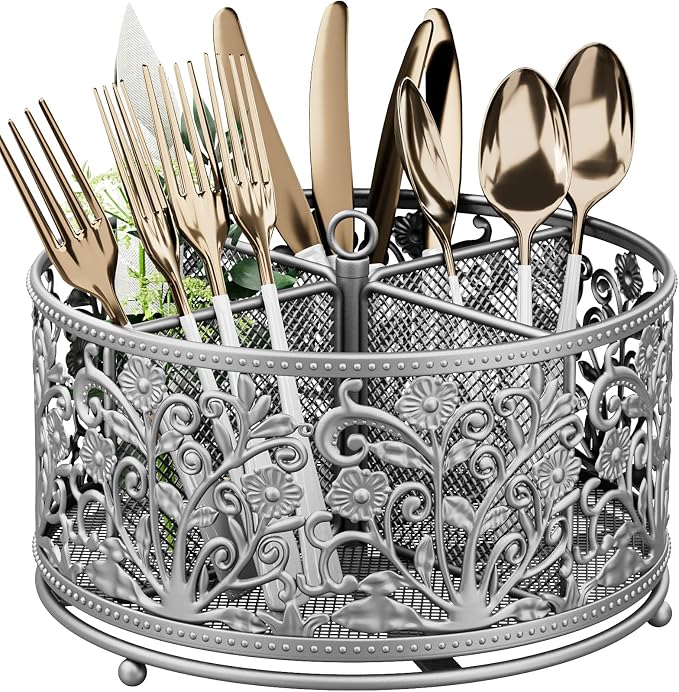 YIUKEA 360° Rotating Utensil Caddy by YIUKEA