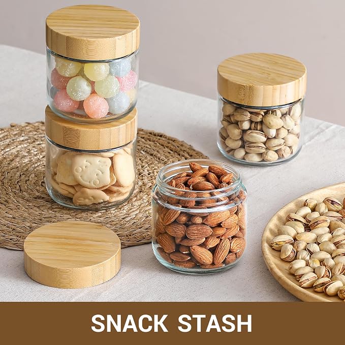 NETANY 4-pack 8oz Glass jars - Image 5