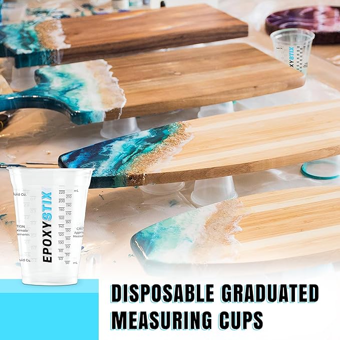 10oz Disposable Measuring Cups for Mixing Epoxy Resin - Image 6