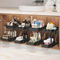 Sevenblue 4 Pack Under Sink Organizer, Bathroom Organizers and Storage by Sevenblue