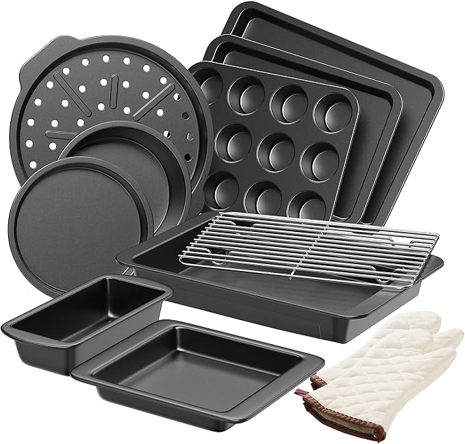 HONGBAKE Bakeware Sets, Baking Pans Set by HONGBAKE