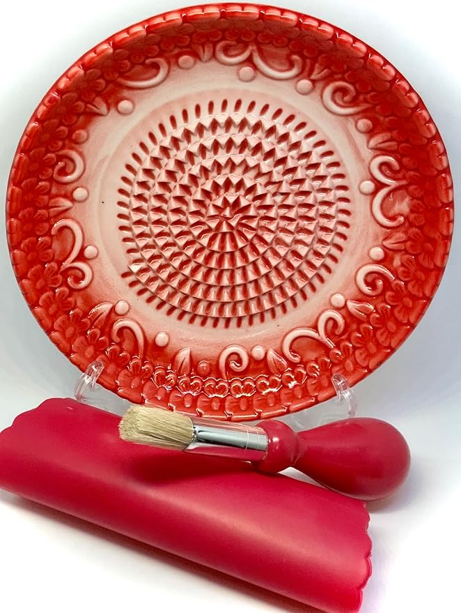 BonCera, All-in-one Premium Ceramic Garlic Grater Plate 4-Piece Set - Image 5