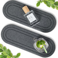 2PCS Water Absorbing Stone Tray, Fast Drying Diatomite Stone Sink Tray by Unknown