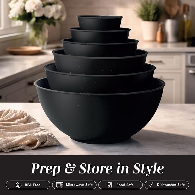 COOK WITH COLOR Mixing Bowls with TPR Lids - Image 3