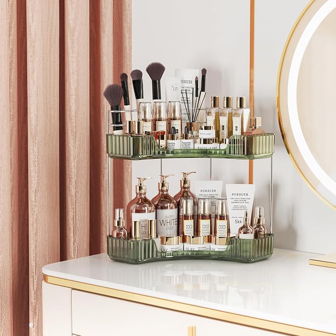 Asayuee 2-Tier Corner Bathroom Counter Organizer - Image 5
