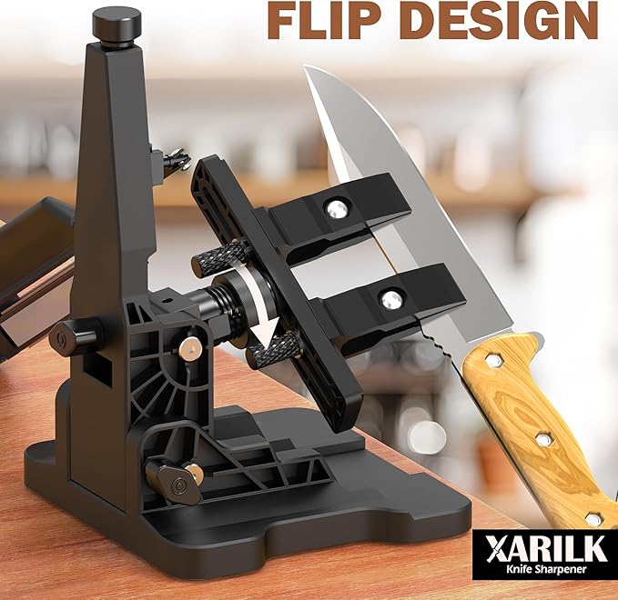 Portable Folding Knife Sharpener XAR-FS1, Adjustable Angle Sharpening System - Image 4